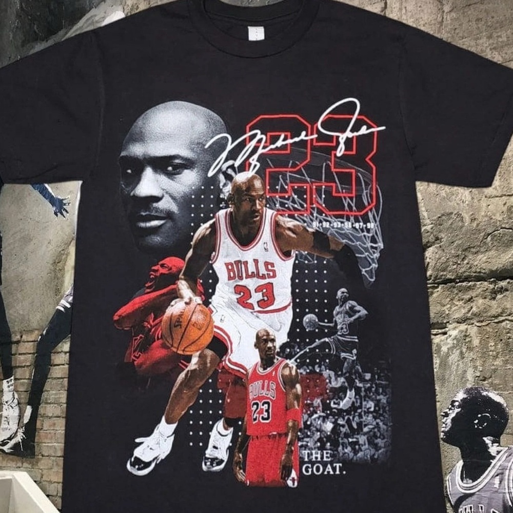 Michael Jordan “The G.O.A.T” Graphic Tee